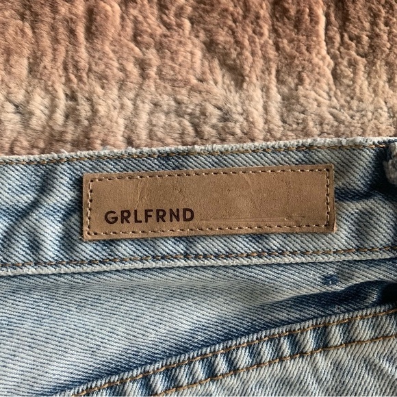 GRLFRND Helena Ripped Denim Shorts Acetone - Picture 7 of 9